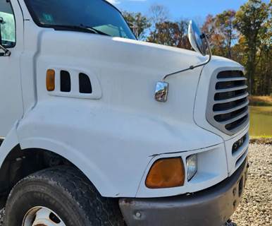 Used 2005 Sterling L9500 Hood Assembly, White Fiberglass, 47" Length