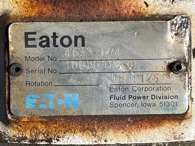 Eaton Hydraulic Pump for a 2006 Oshkosh S-SERIES