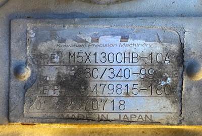 (Used) 2006 John Deere 180C, Hydraulic Swing Motor- Make: Kawasaki Precision