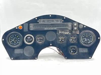 Allianz Johnston Street Sweeper Instrument Panel Cluster
