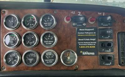 Peterbilt 357 Instrument Panel Cluster