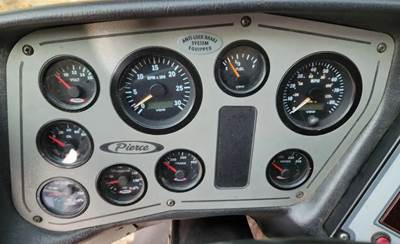 Pierce Dash Instrument Panel Cluster