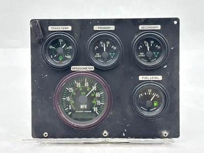 (Used) 2003 Pierce, Instrument Cluster- Gauges: Trans Temp, Primary, Speedo,