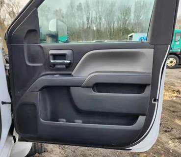 Used 2024 Chevrolet Silverado 5500HD Right Interior Door Panel, Black/Grey, Power