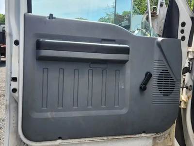 Used 2015 Ford F-750 Left Interior Door Panel, Grey, Manual