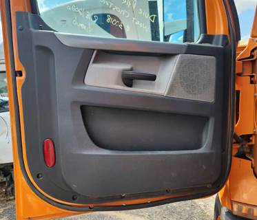 Used 2019 Freightliner Cascadia 116 Day Cab Left Interior Power Door Panel, Black/Grey