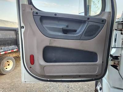 Used 2014 Freightliner Cascadia 125 Left Interior Power Door Panel, Grey
