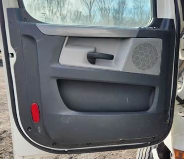 Used 2021 Freightliner Cascadia 126 Left Interior Door Panel, Black/Grey, Power