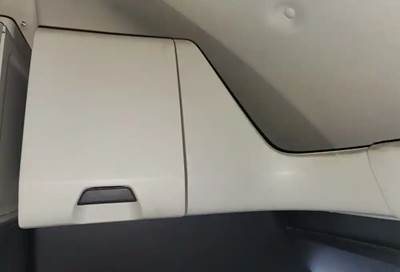 Used 2021 Freightliner Cascadia 126 Left Sleeper Cabinet, White Plastic 24"X17"X18"