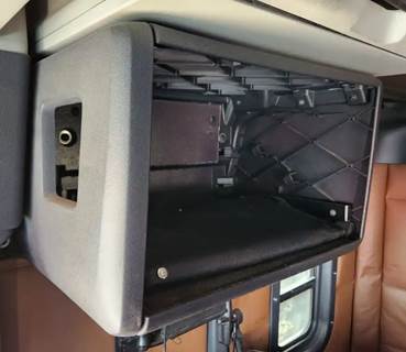 Used 2019 Freightliner Cascadia 126 Right Black Sleeper Cabinet, L23.5" x H13.5" x W15"