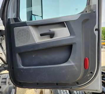 Used 2022 Freightliner Cascadia 126 Right Interior Door Panel, Black with Grey, Power
