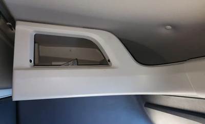 Used 2023 Freightliner Cascadia 126 Left Sleeper Cabinet, Grey Plastic 24" x 12" x 19"