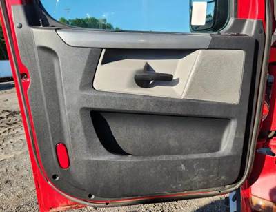 Used 2020 Freightliner Cascadia 126 Left Interior Power Door Panel, Black and Grey
