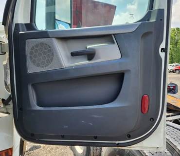 Used 2019 Freightliner Cascadia 126 Right Power Interior Door Panel, Black and Grey