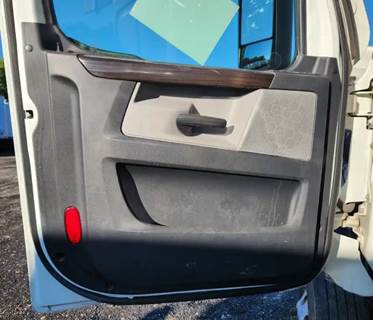 Used 2020 Freightliner Cascadia 126 Left Interior Door Panel, Black and Grey
