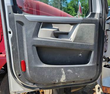 Used 2019 Freightliner Cascadia 126 Left Interior Door Panel, Black and Grey
