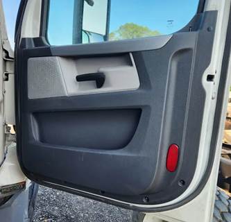 Used 2019 Freightliner Cascadia 126 Right Interior Door Panel, Black and Grey, Power