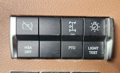 Used 2023 Freightliner Cascadia 126 Miscellaneous Dash Switches, Plastic