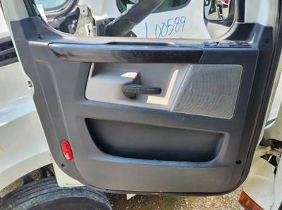 Used 2019 Freightliner Cascadia 126 Left Interior Power Door Panel, Black and Grey