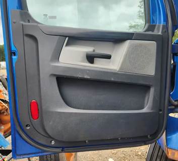 Used 2024 Freightliner Cascadia 126 Left Interior Power Door Panel, Black/Grey