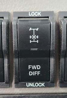 Used 2024 Freightliner Cascadia 126 Dash Switches, Front Differential Lock