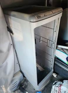 Used 2018 Freightliner Columbia 120 Sleeper Cabinets, Right Side, Grey Plastic