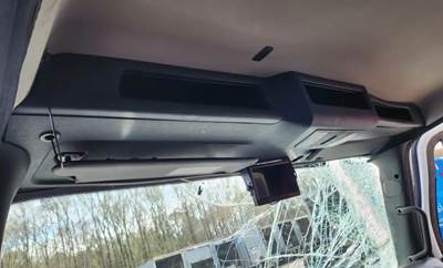 Used 2025 Freightliner M2 106 Overhead Storage Console, Black