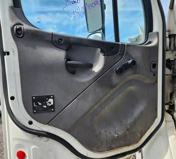 Used 2020 Freightliner M2 106 Left Interior Door Panel, Grey, Manual