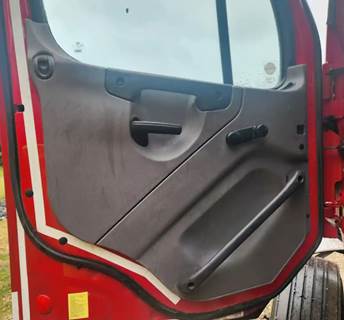 Used 2019 Freightliner M2 106 Left Interior Door Panel, Grey, Manual