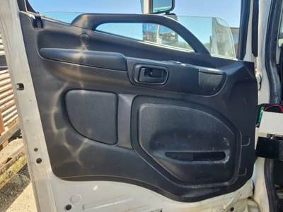 Used 2018 Hino 268 Left Interior Power Door Panel, Black Plastic