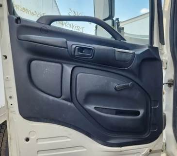 Used 2014 Hino 338 Left Black Interior Door Panel, Manual