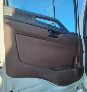 Used 2025 Hino XL8 Left Interior Power Door Panel, Brown and Black