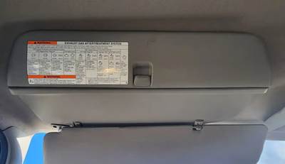 Used 2025 Hino XL8 Left Overhead Storage Console, Grey Plastic