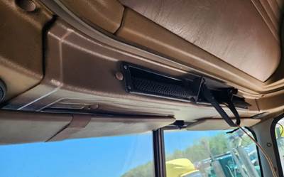 Used 2004 International 9400I Overhead Storage Console, Tan Plastic