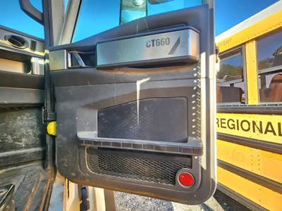 Used 2017 International CT660 Right Interior Door Panel, Grey, Power
