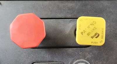 Used 2022 International LT625 Dash Switches, Trailer Air Supply & Parking Brake