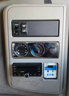 2022 International LT625 Sleeper Control Panel with Temperature Control & Radio