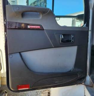 Used 2012 Kenworth T270 Left Interior Door Panel, Grey, Power