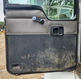 Used 2005 Kenworth T300 Left Interior Door Panel, Grey and Black