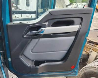 Used 2023 Kenworth T680 Right Interior Door Panel, Black and Grey, Power