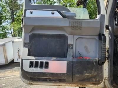 Used 2020 Mack Pinnacle Left Interior Door Panel, Grey and Black