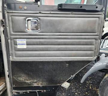 Used 2013 Peterbilt 320 Right Interior Door Panel, Grey/Black, Power