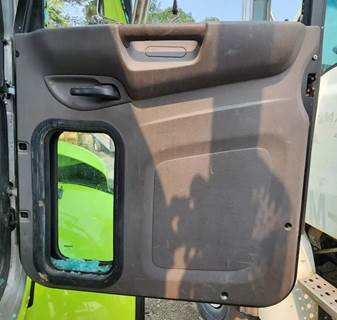 Used 2022 Peterbilt 348 Right Interior Door Panel, Grey Power Plastic