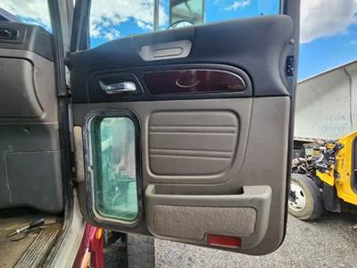 Used 2012 Peterbilt 367 Right Interior Door Panel, Grey with Black