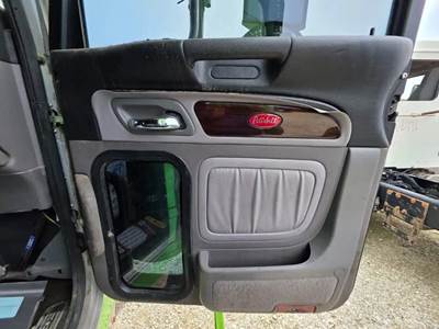 Used 2020 Peterbilt 389 Right Interior Door Panel, Grey and Black, Power