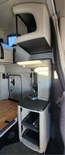 Used 2022 Peterbilt 579 Left Sleeper Cabinets, White Plastic, 94"H x 19"L x 18"W