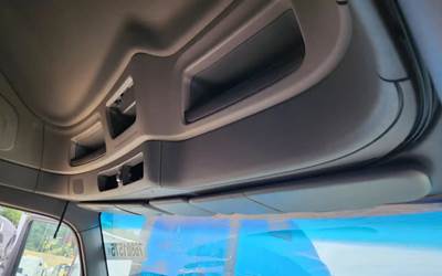 Used 2023 Peterbilt 579 Overhead Storage Console, Grey Plastic