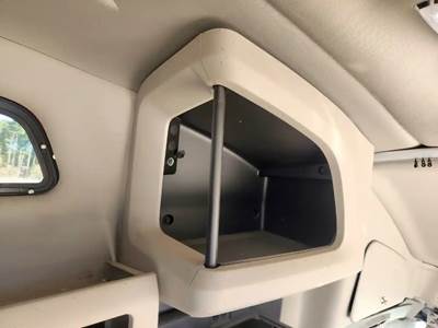 Used 2024 Peterbilt 579 Sleeper Top Cabinet, Left Side, Tan Plastic