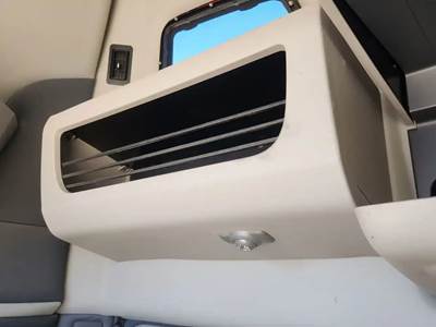 Used 2024 Peterbilt 579 Left Sleeper Top Cabinet, Grey Plastic
