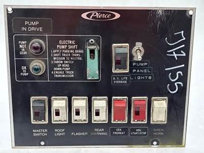 Used 1985 Pierce FireTruck Miscellaneous Dash Switches